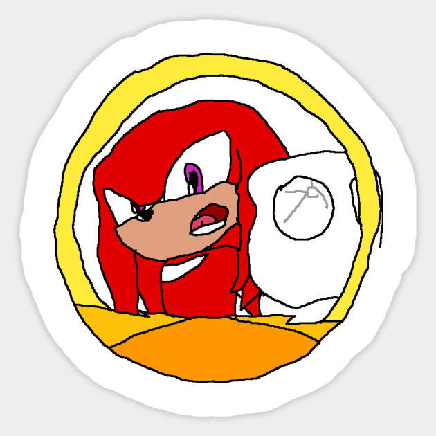 Knuckles icon remake Sticker by onazila pixel